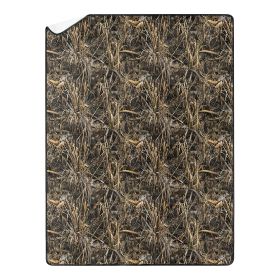 Realtree MAX 7 Silk Touch Sherpa Throw Blanket 60X80