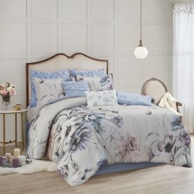 8 Piece Cotton Printed Comforter Set