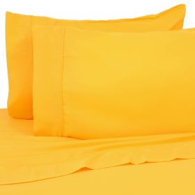 Premier Colorful Bright 4 pc Microfiber Sheet Sets (Color: Bright Yellow, size: Full)